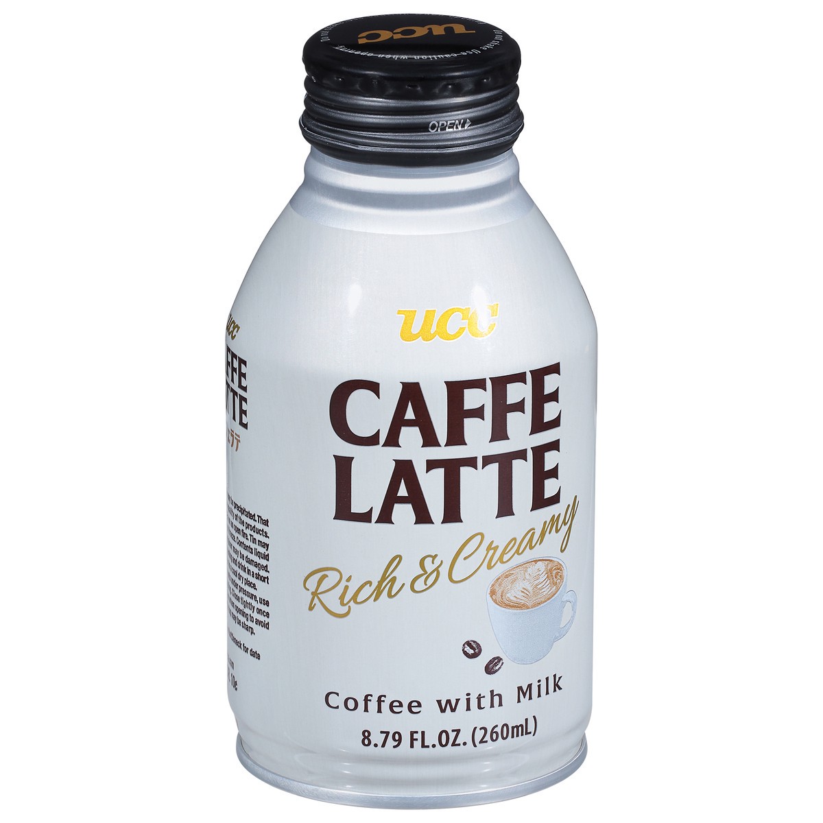 slide 8 of 13, UCC Rich & Creamy Caffe Latte 8.79 fl oz, 8.79 fl oz
