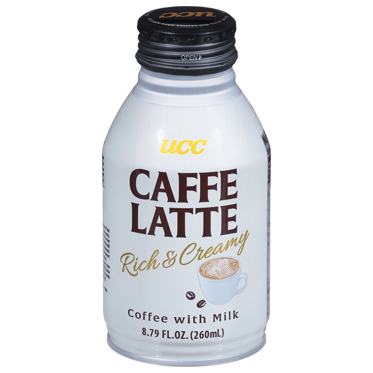 slide 1 of 13, UCC Rich & Creamy Caffe Latte 8.79 fl oz, 8.79 fl oz