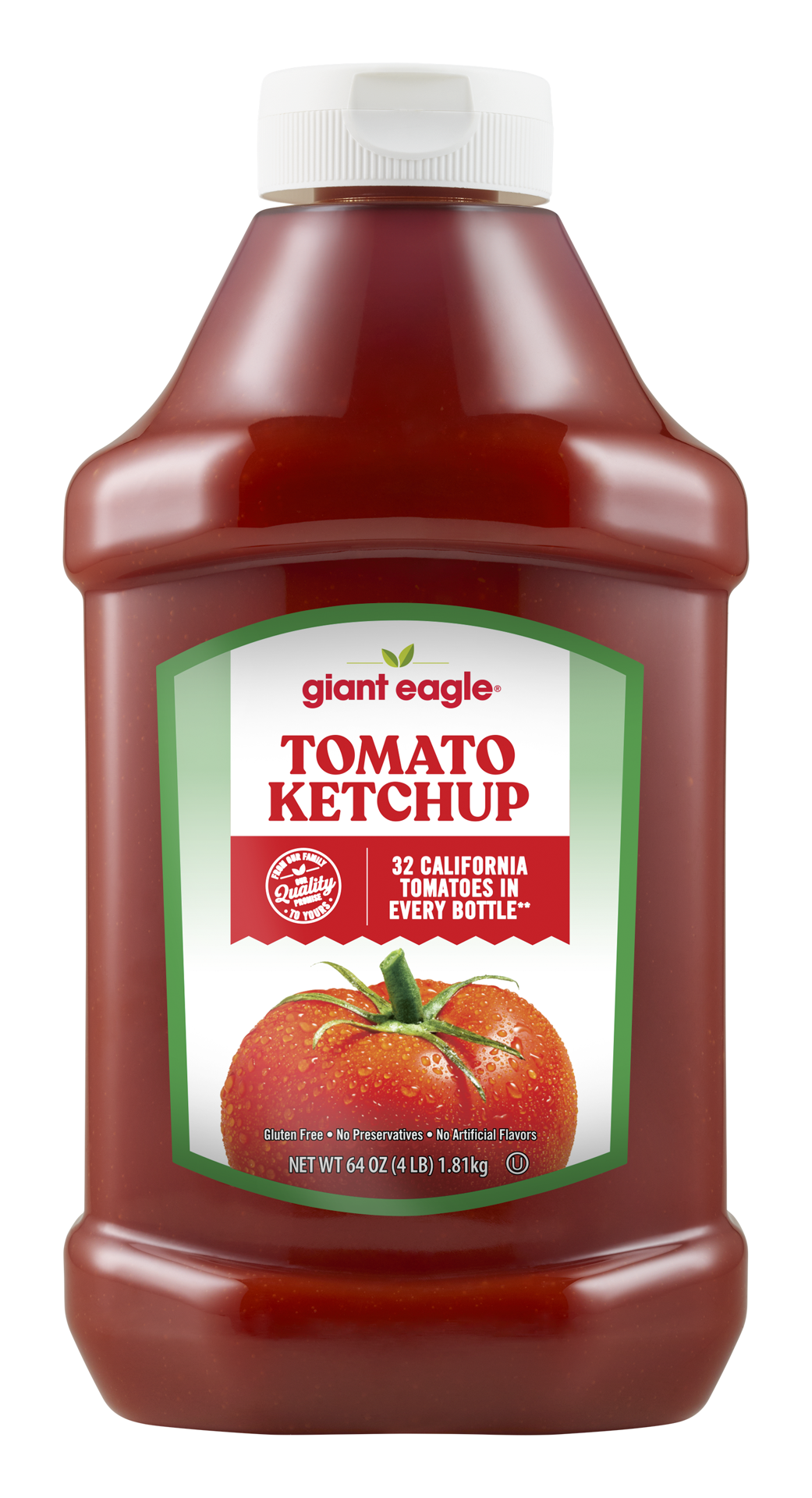 slide 1 of 1, Giant Eagle Ketchup, Squeeze Bottle, 64 oz