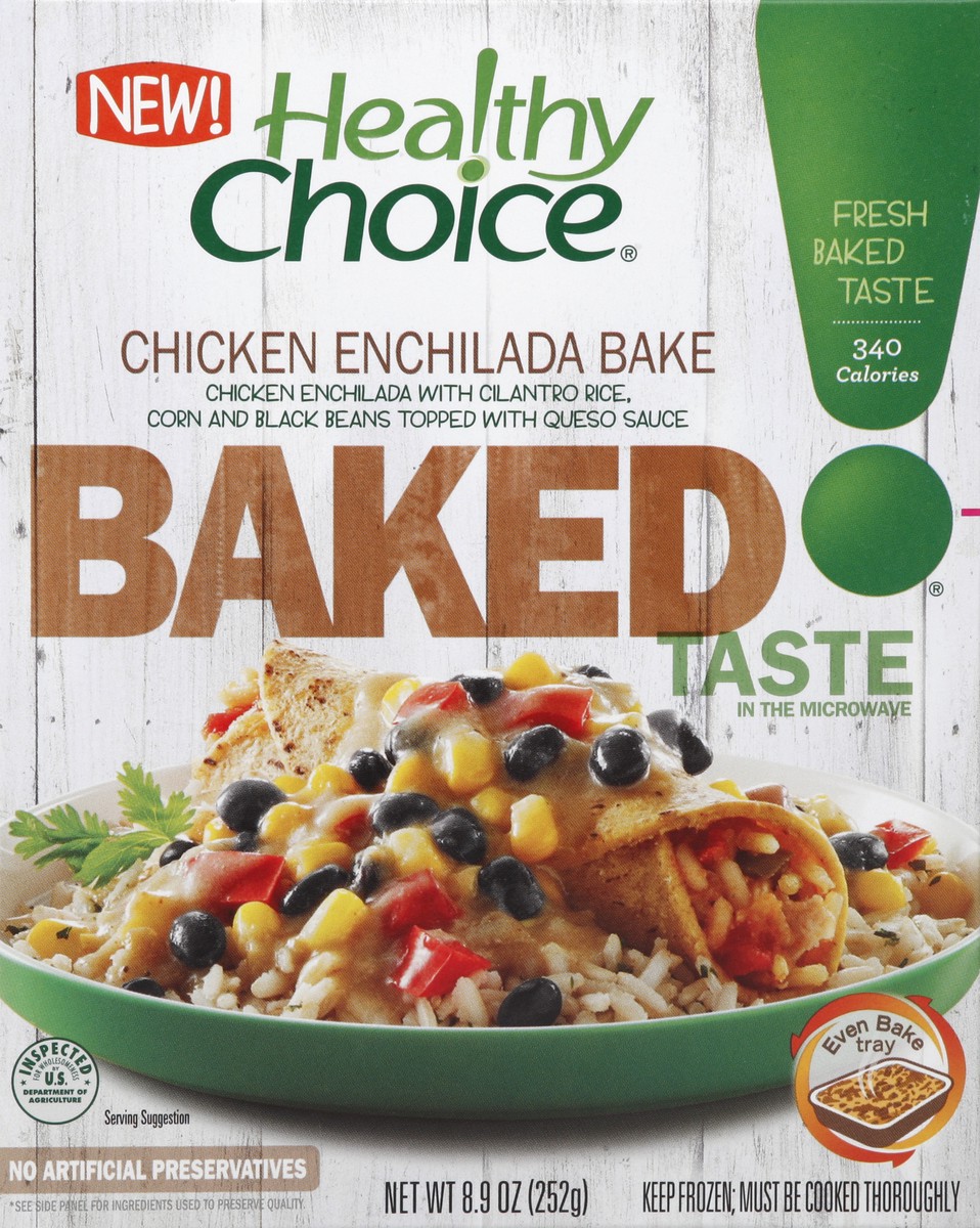 slide 4 of 4, Healthy Choice Chicken Enchilada Bake 8.9 oz, 8.9 oz