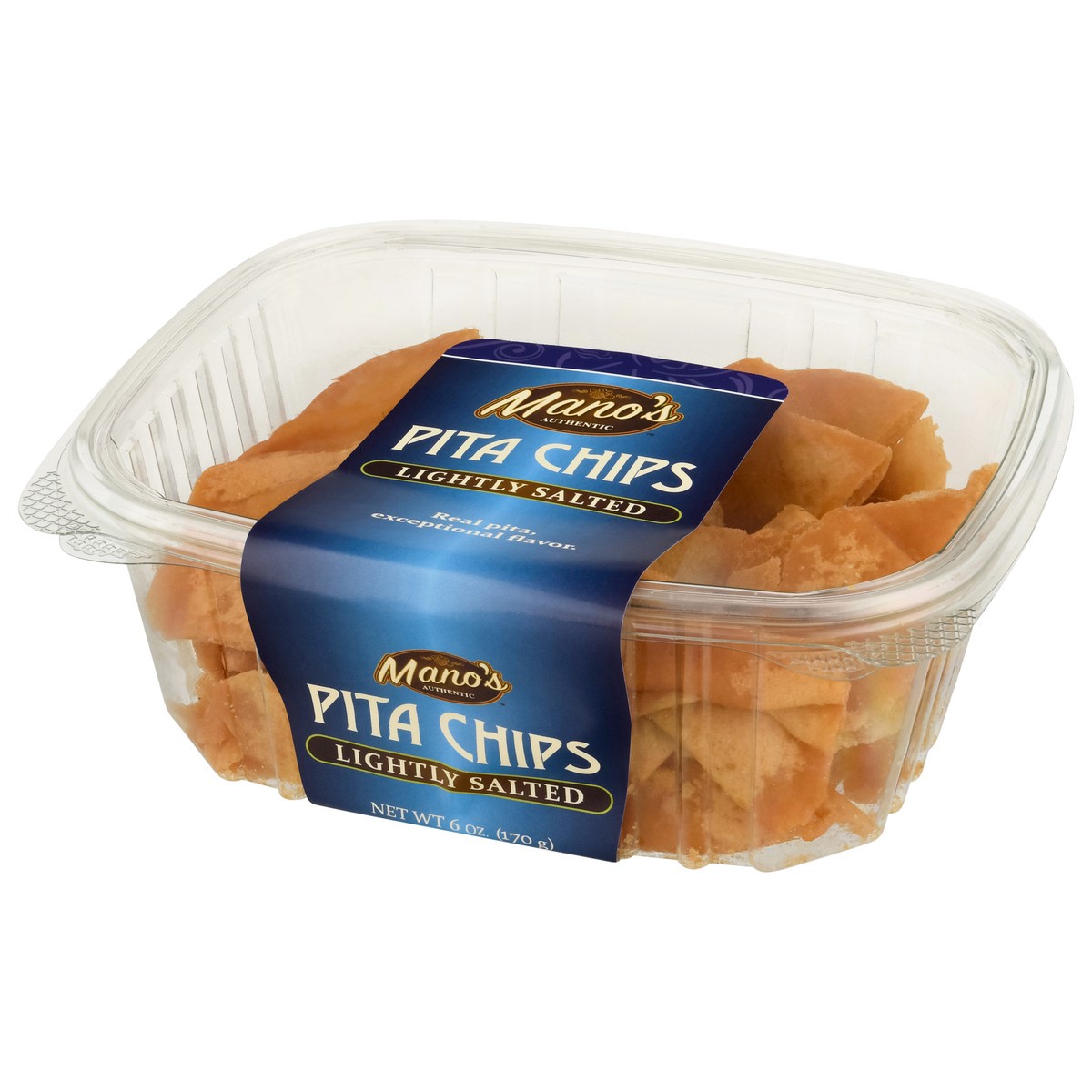 slide 10 of 14, Manos Authentic Pita Chips Light 6 Oz, 6 oz