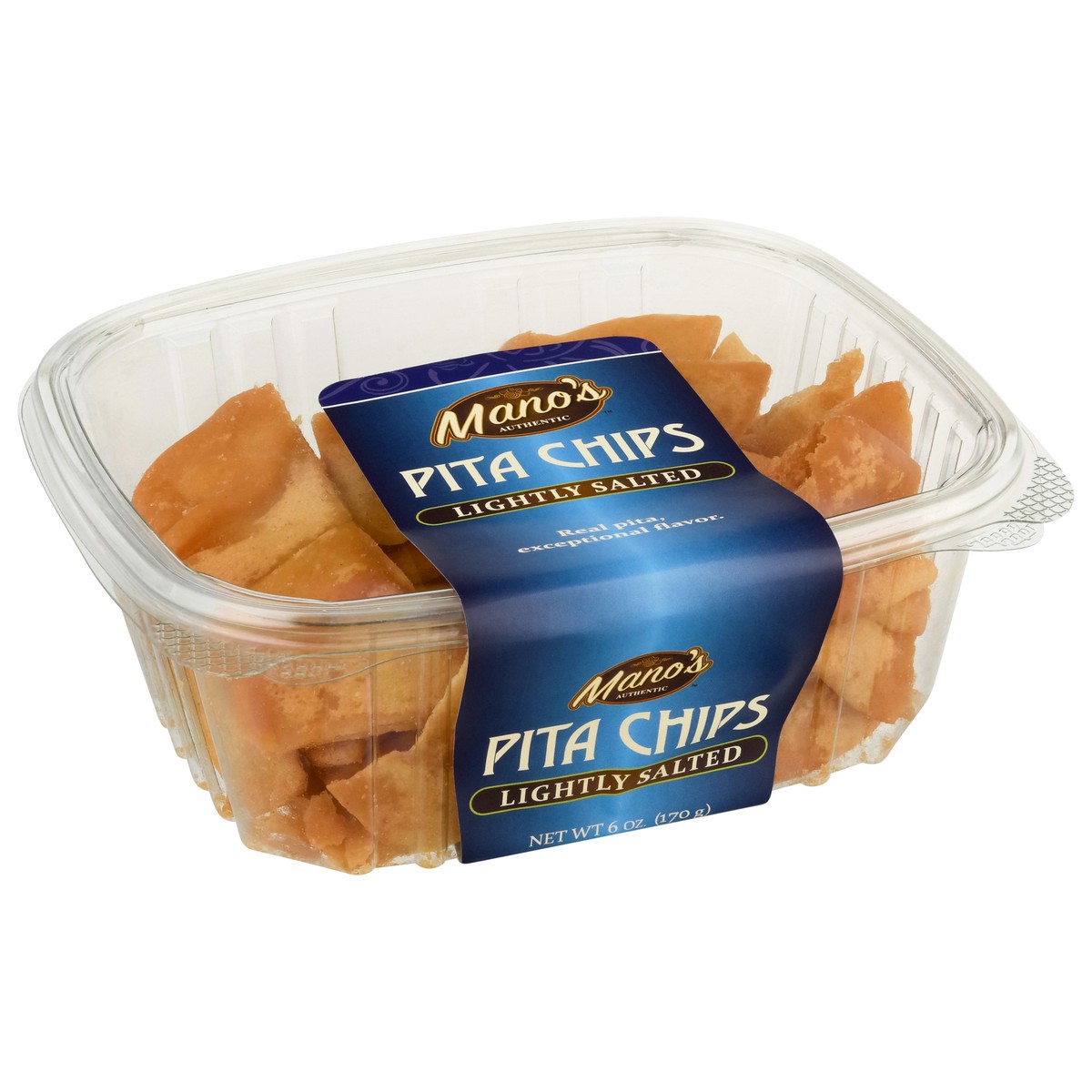 slide 14 of 14, Manos Authentic Pita Chips Light 6 Oz, 6 oz