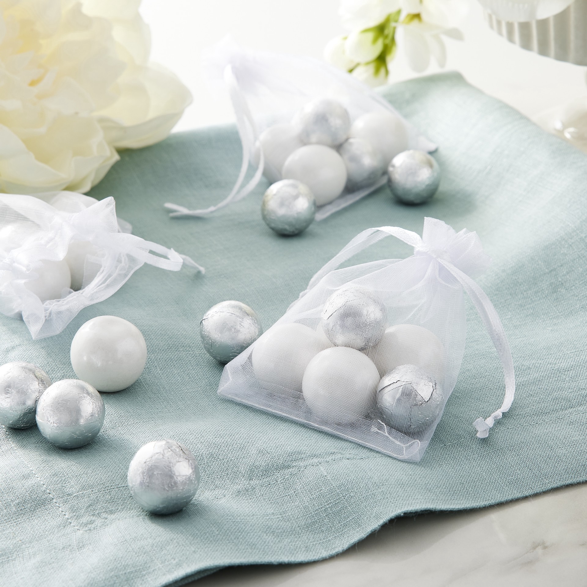 slide 2 of 3, Celebrate It Occasions Organza Bags, 3 in x 4 in