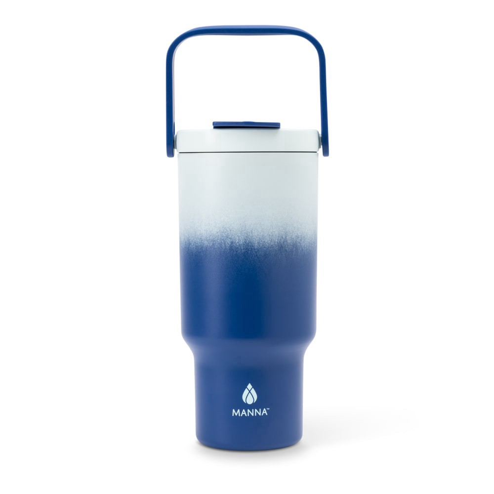 slide 2 of 5, Manna™ Tote™ Bottle - Blue, 32 oz