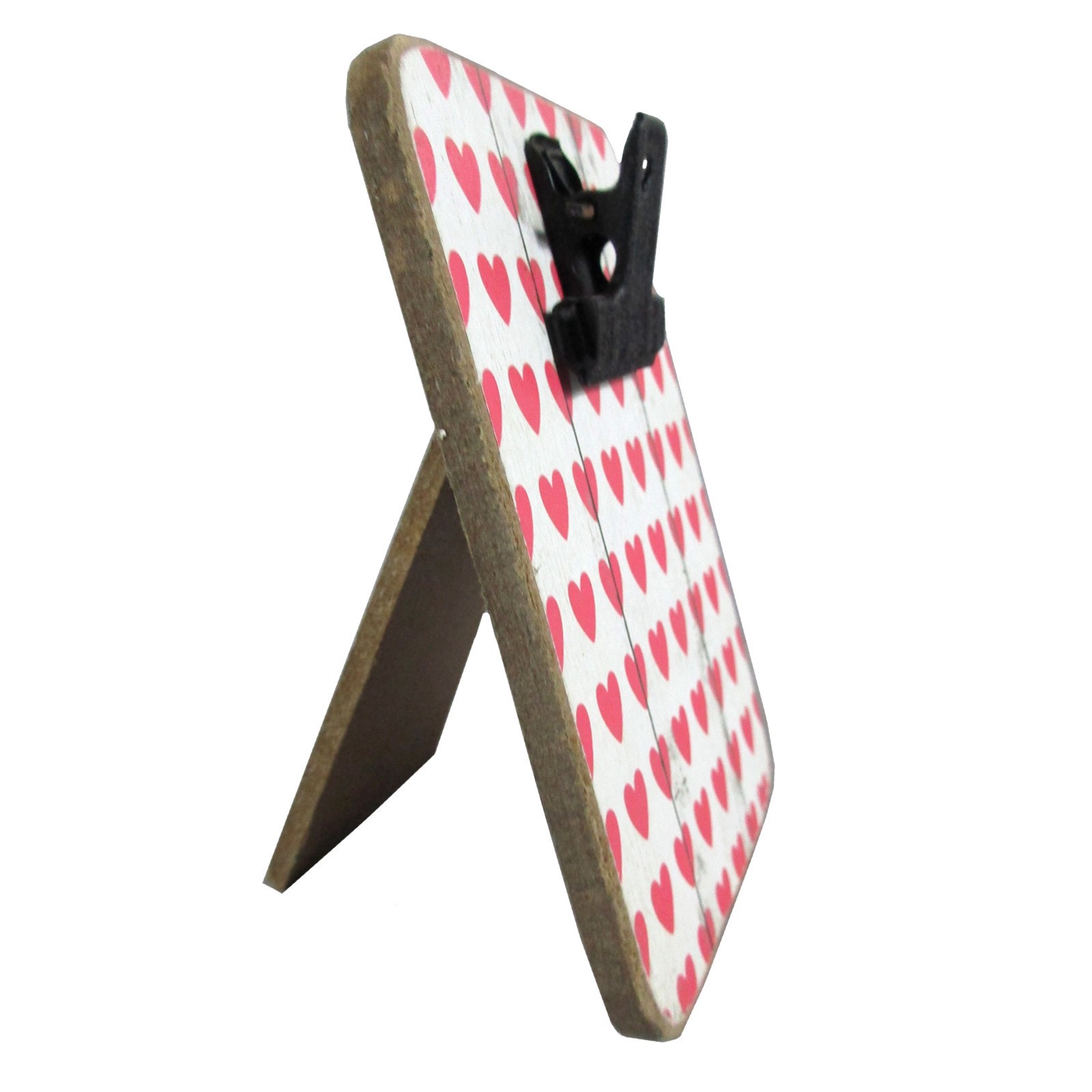 slide 2 of 3, Heart Pattern Mini Clip Frame By Studio Decor, 2 in x 3 in