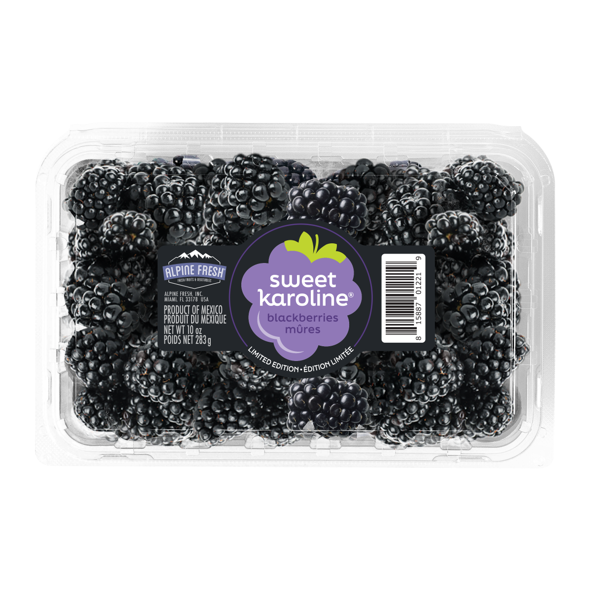 slide 1 of 1, Sweet Karoline Blackberries, 10 oz