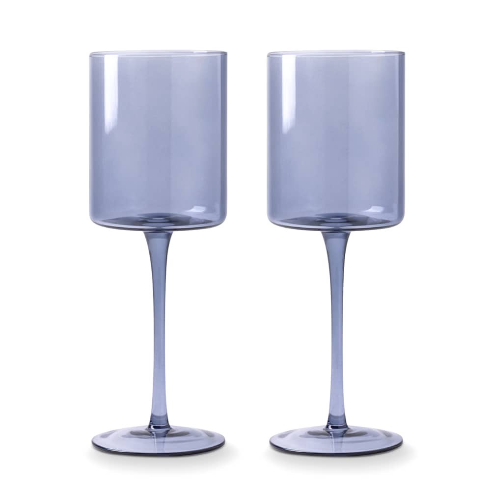 slide 2 of 3, Core Home Wine Glasses - Blue, 2 ct