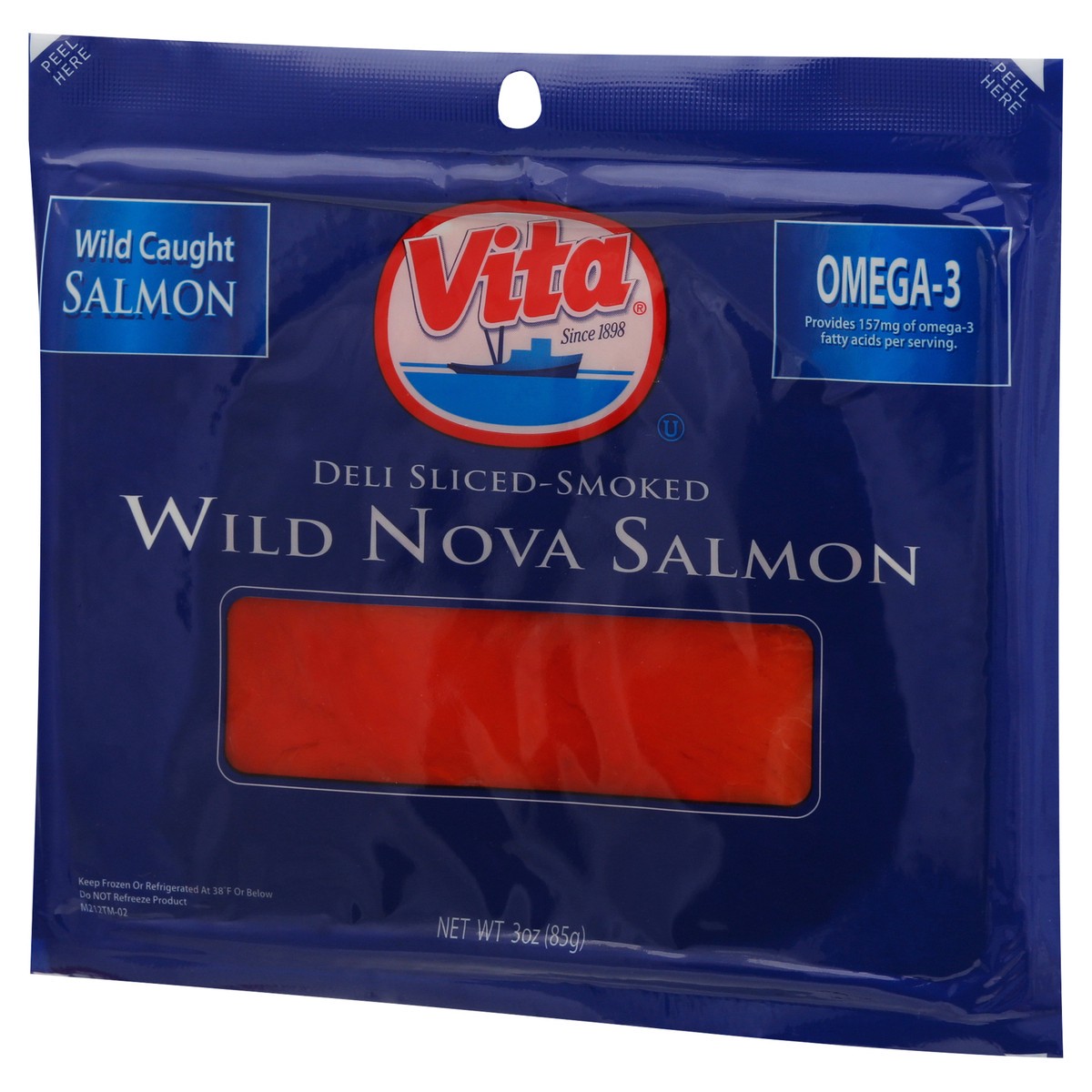 slide 7 of 13, Vita Deli Sliced-Smoked Wild Nova Salmon 3 oz, 3 oz