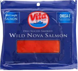 Vita Deli Sliced-Smoked Wild Nova Salmon 3 oz