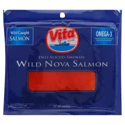 Vita Deli Sliced-Smoked Wild Nova Salmon 3 oz