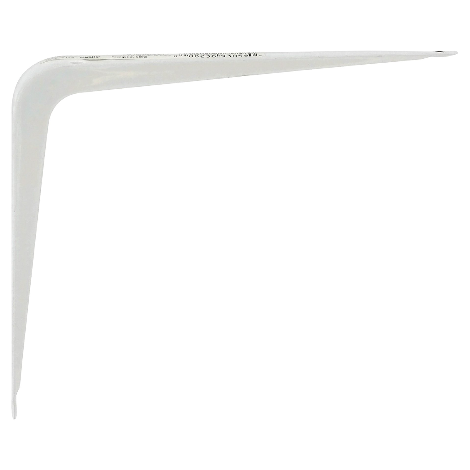 slide 1 of 1, The Hillman Group White Shelf Bracket 6" x 8", 6 in x 8 in