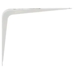 The Hillman Group White Shelf Bracket 6" x 8"