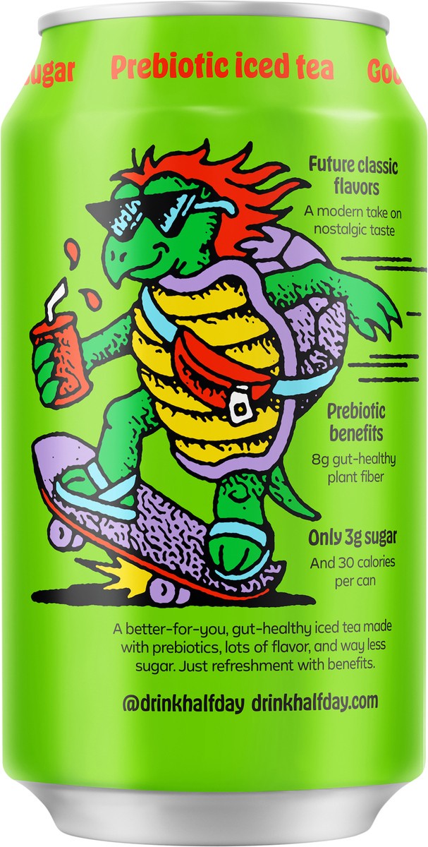 slide 2 of 4, Halfday Green Tea with Honey & Ginseng, 12oz Single Can, 12 fl oz