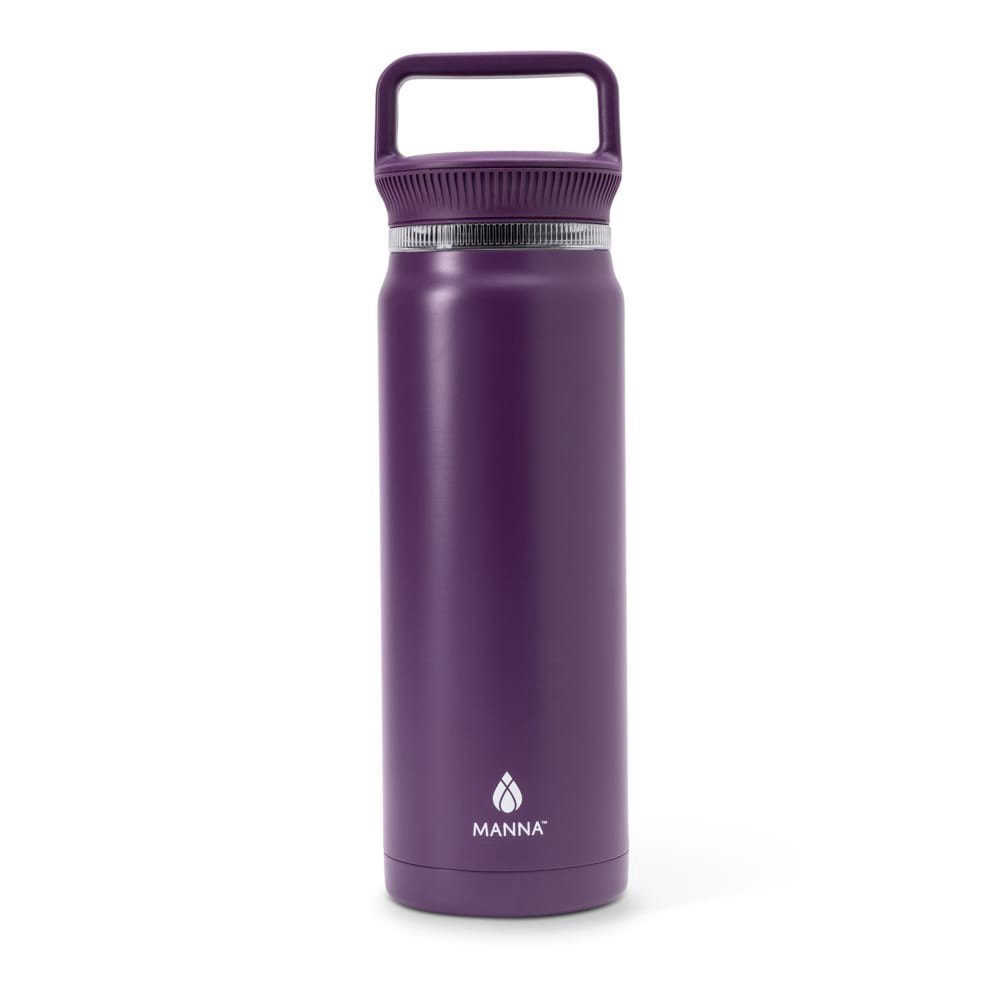 slide 3 of 4, Manna™ Everett™ Stainless Steel Water Bottle - Purple, 32 oz