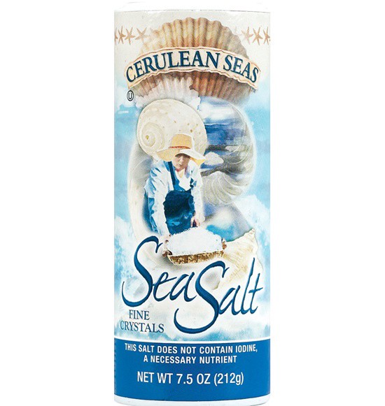 slide 1 of 3, Cerulean Seas Fine Sea Salt, 7.5 oz