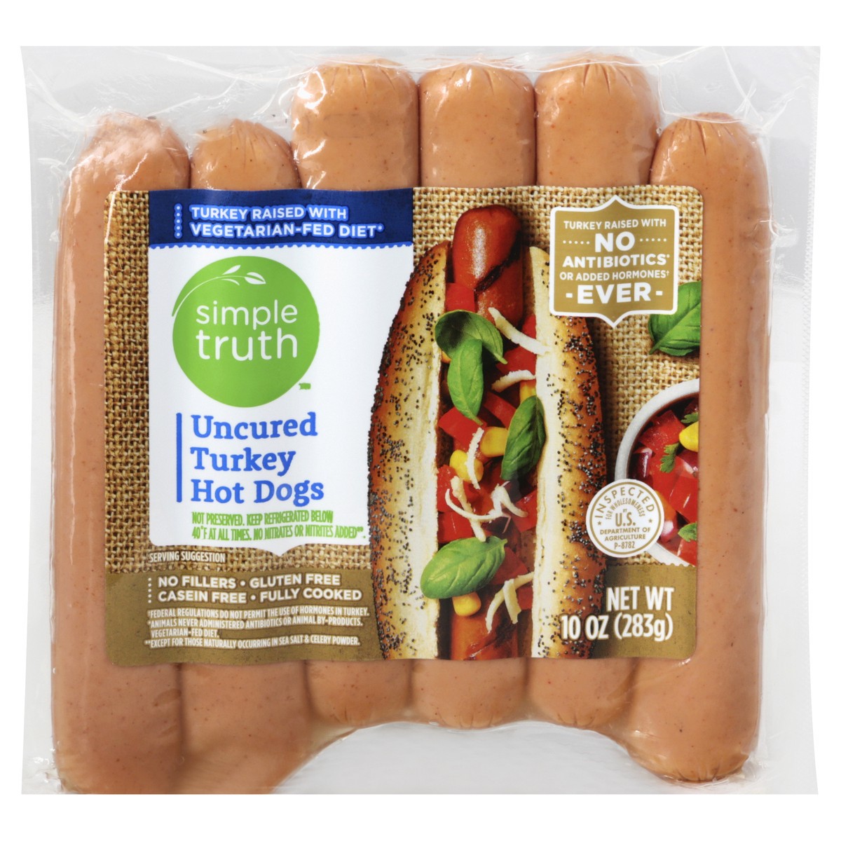 slide 11 of 11, Kroger St Turkey Hot Dogs, 10 oz