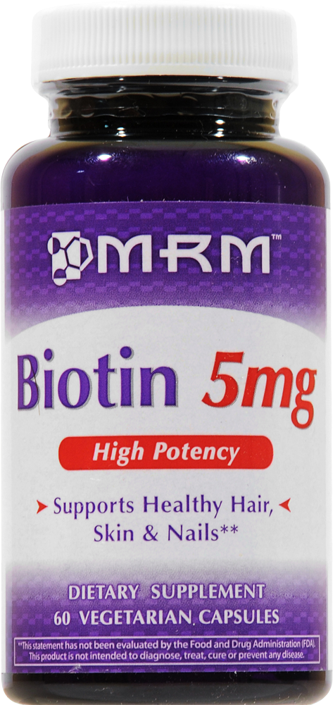 slide 1 of 1, Mrm Biotin 5Mg Vegetarian Capsules, 60 ct