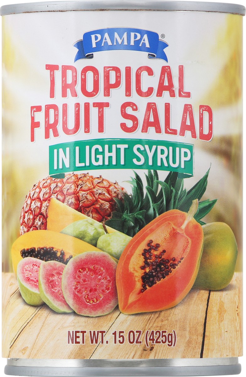 slide 6 of 9, Pampa Light Syrup Tropical Fruit Salad, 15 oz