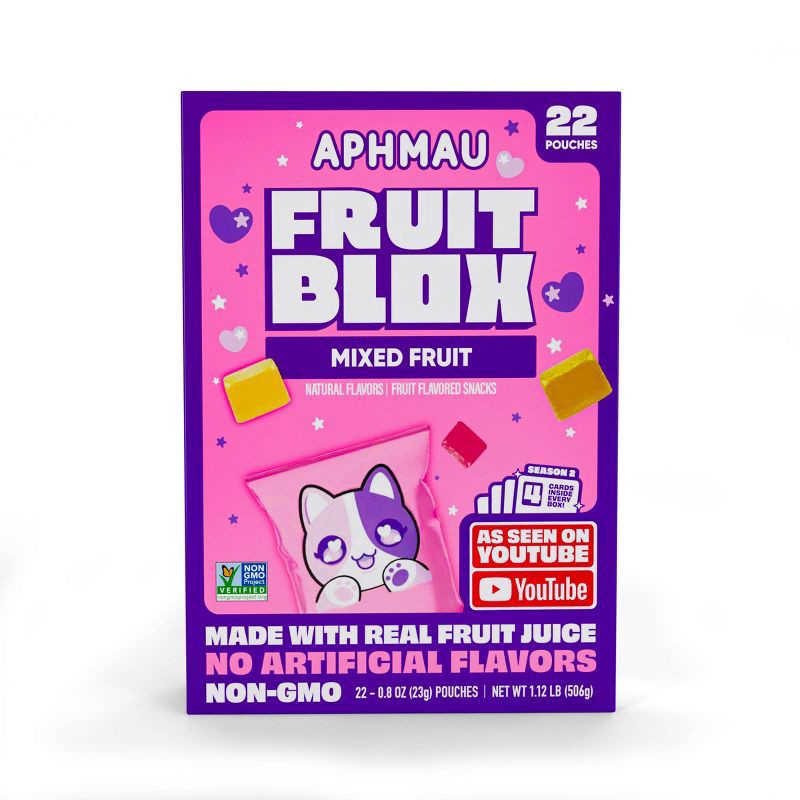 slide 3 of 4, FruitBlox Mixed Fruit Fruit Flavored Snacks 22 - 0.8 oz Pouches, 22 ct