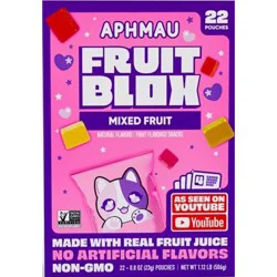 FruitBlox Mixed Fruit Fruit Flavored Snacks 22 - 0.8 oz Pouches