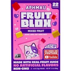 FruitBlox Mixed Fruit Fruit Flavored Snacks 22 - 0.8 oz Pouches