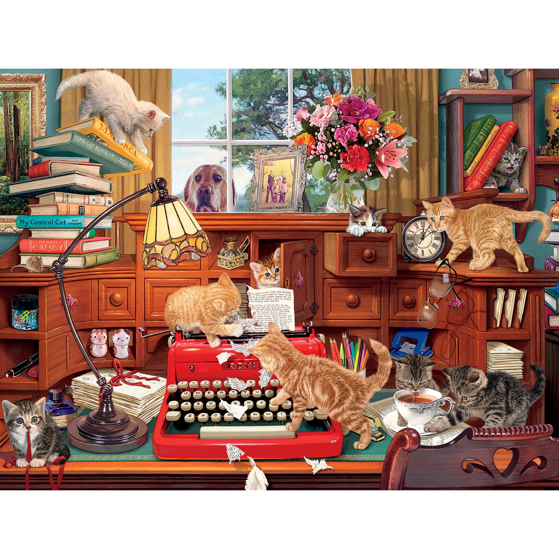 slide 2 of 13, Ceaco Assorted Ceaco Paws Gone Wild 550 Piece Jigsaw Puzzle, 550 ct