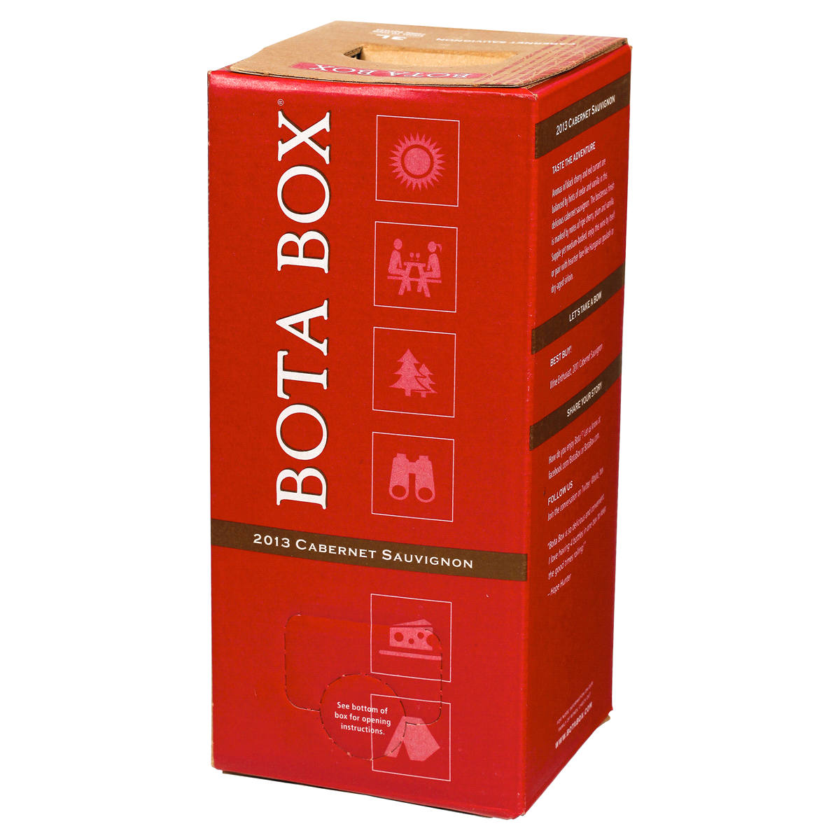slide 8 of 8, Bota Box Vineyards Bota Box Cabernet Sauvignon, 3 liter
