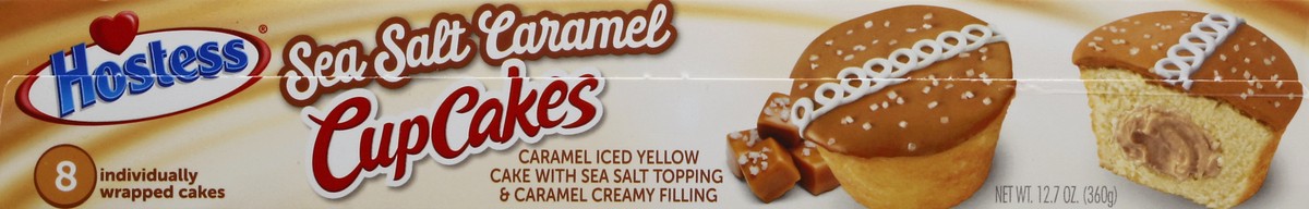 slide 3 of 4, Hostess Sea Salt Caramel Cupcakes, 8 ct; 1.59 oz