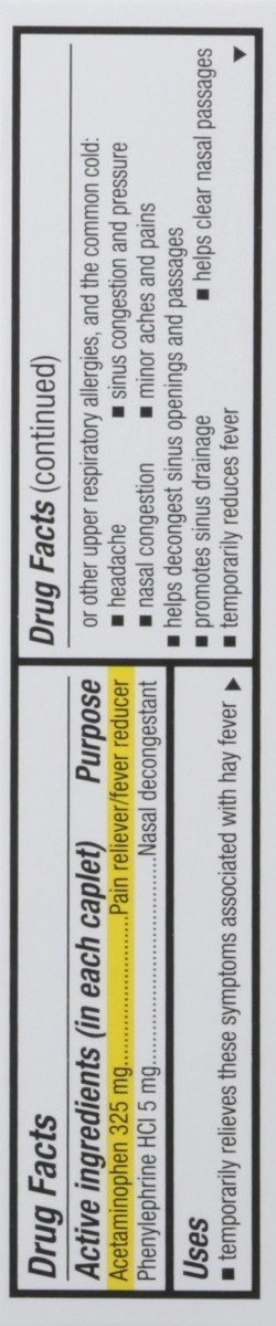 slide 6 of 9, Harris Teeter Non-Drowsy Daytime Sinus + Headache 24 Caplets, 24 ct