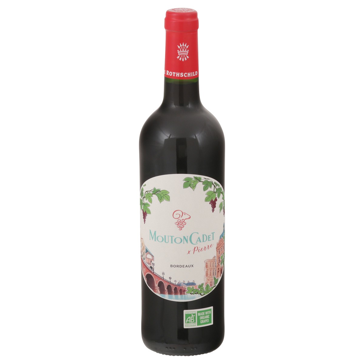 slide 9 of 13, Mouton Cadet Organic Pierre Red, 750 ml