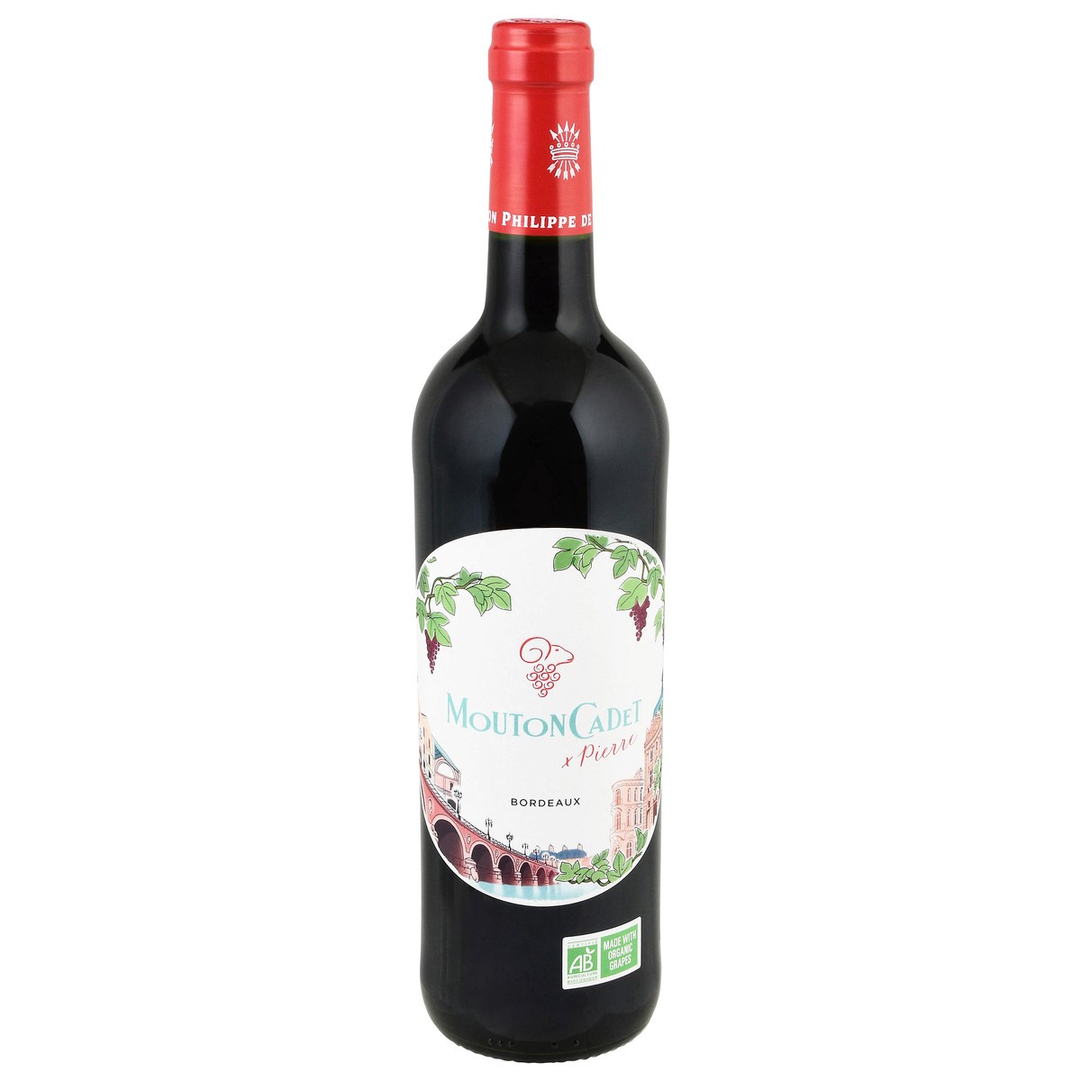 slide 1 of 13, Mouton Cadet Organic Pierre Red, 750 ml