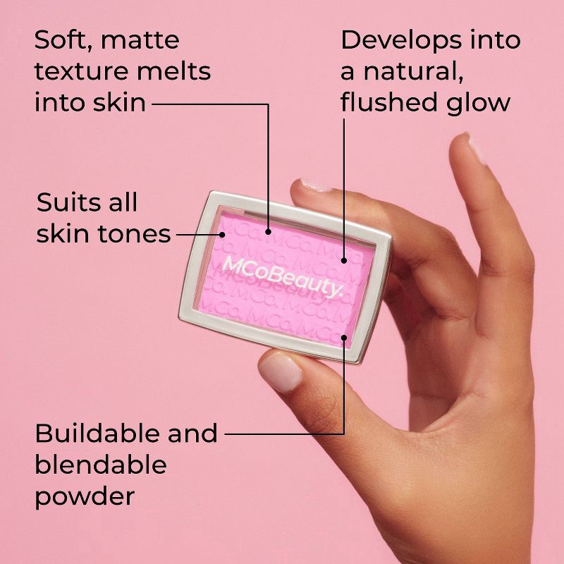slide 2 of 8, MCoBeauty Glow Up PH Powder Blush - Rosy Pink - 0.16oz, 0.16 oz