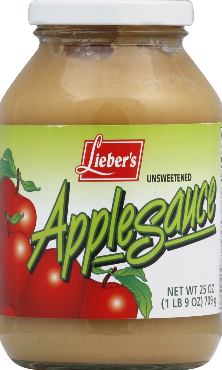 slide 2 of 2, Lieber's Applesauce 25 oz, 25 oz