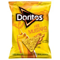Doritos Tortilla Chips, Hot Mustard Flavored