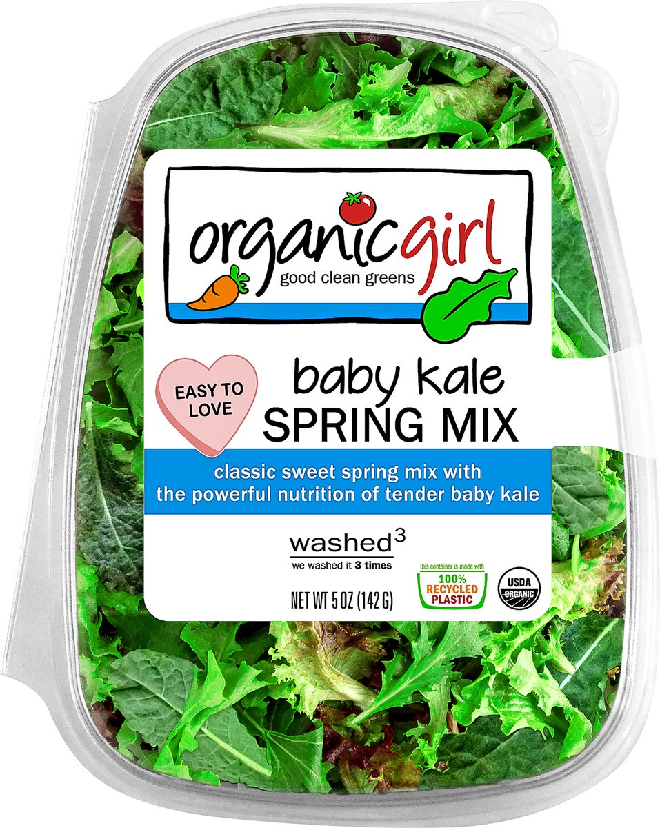 slide 3 of 3, Organic Girl Baby Kale Spring Mix, 5 oz