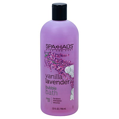 slide 1 of 1, Spa Haus &nbsp;Bubble Bath Vanilla Lavender, 32 oz