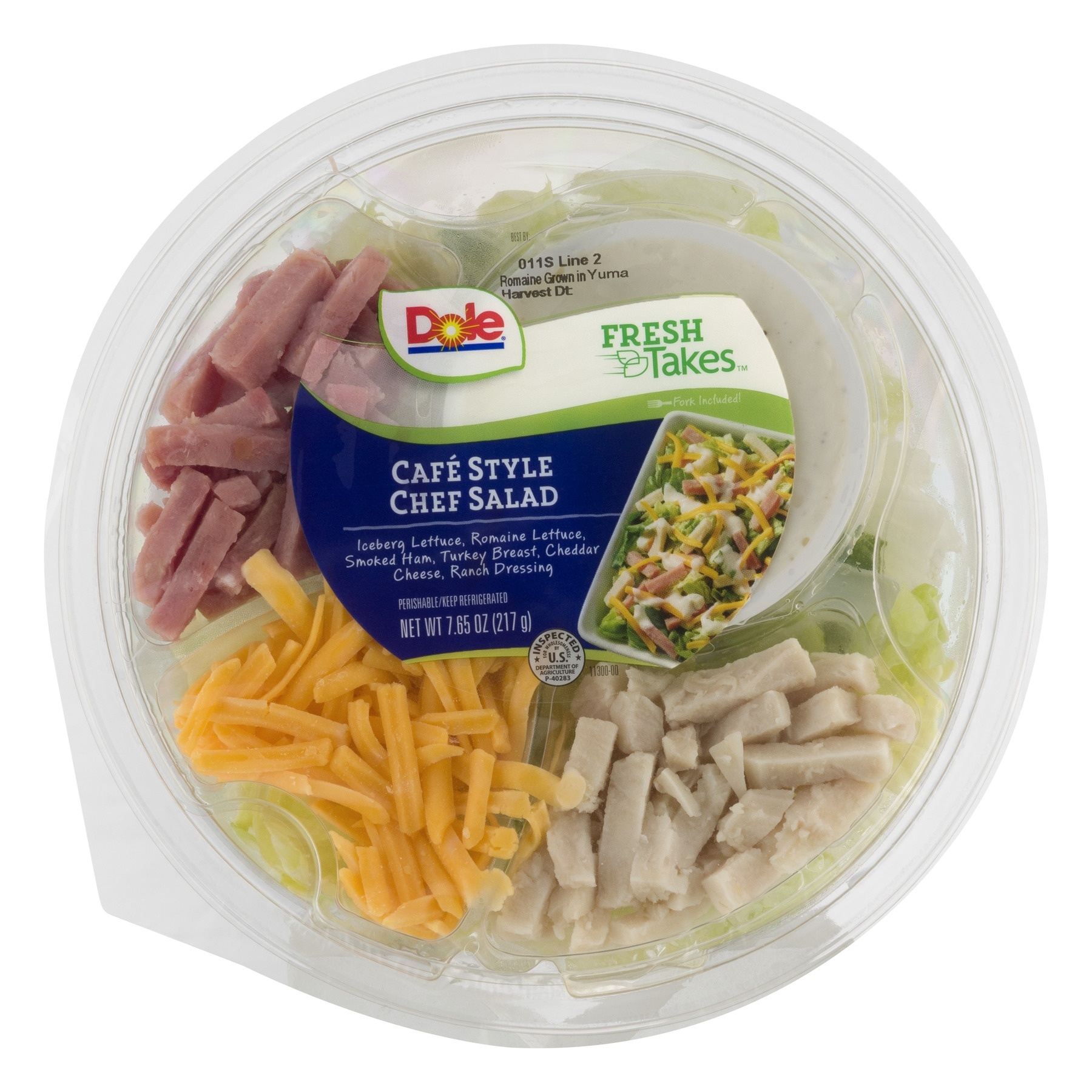 Dole Cafe Style Chef Salad 7.65 oz Shipt