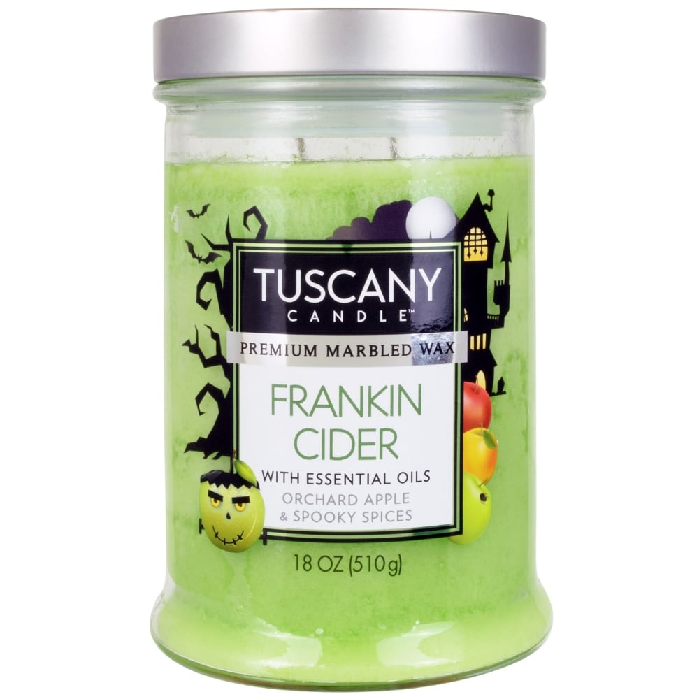 slide 1 of 1, Tuscany Candle Premium Marbled Wax Candle - Frankin Cider, 18 oz