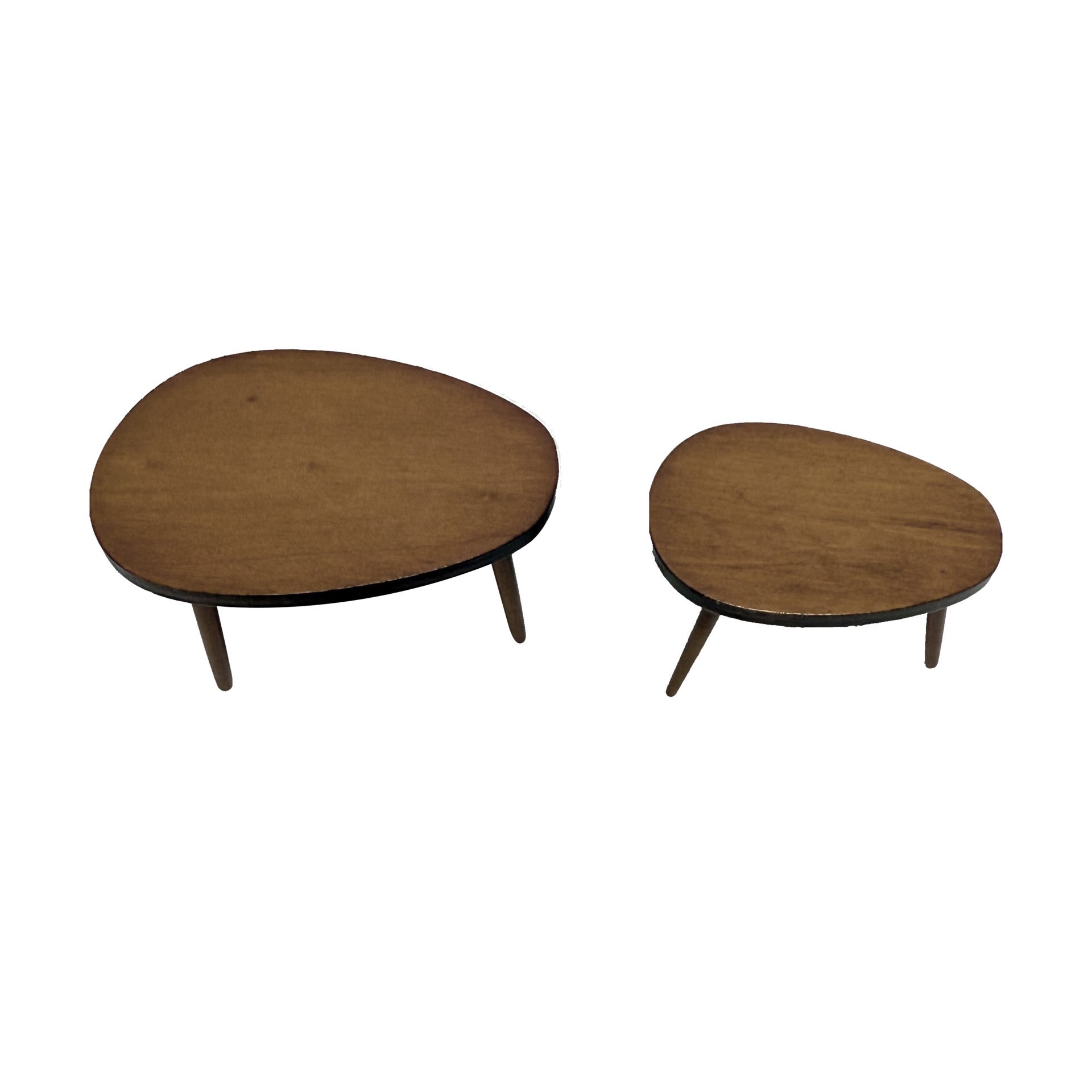 slide 4 of 4, Miniature Modern Coffee Table Set By Make Market, 2.3 in x 1.7 in x 1.55 in