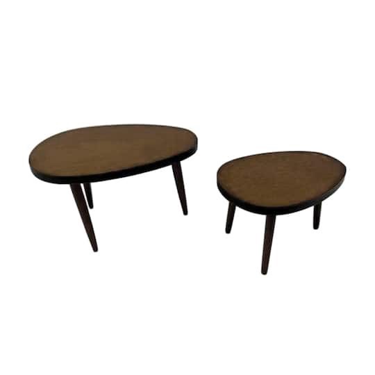 slide 1 of 4, Miniature Modern Coffee Table Set By Make Market, 2.3 in x 1.7 in x 1.55 in