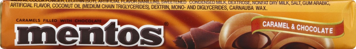 slide 2 of 5, Mentos Caramel & Chocolate Candy Rolls, 1.32 oz