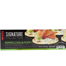 Weis Quality Pepper and Poppy Seed Cracker