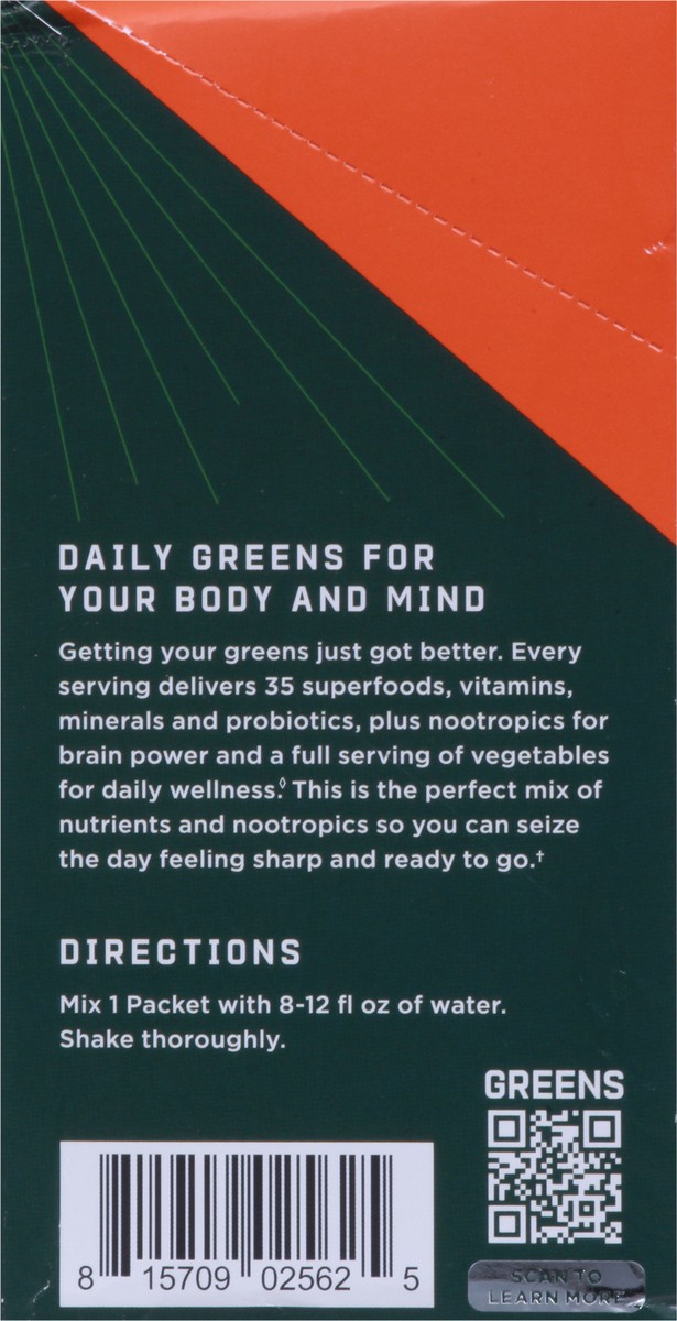 slide 11 of 14, Bulletproof Body & Mind Greens Supplement 15 - 0.28 oz Packets, 15 ct