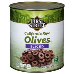 First Street Sliced Ripe Olives - 55 oz