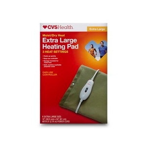 slide 1 of 1, CVS Health Heating Pad With 3 Variable Heat Settings, Extra Large, 1 ct