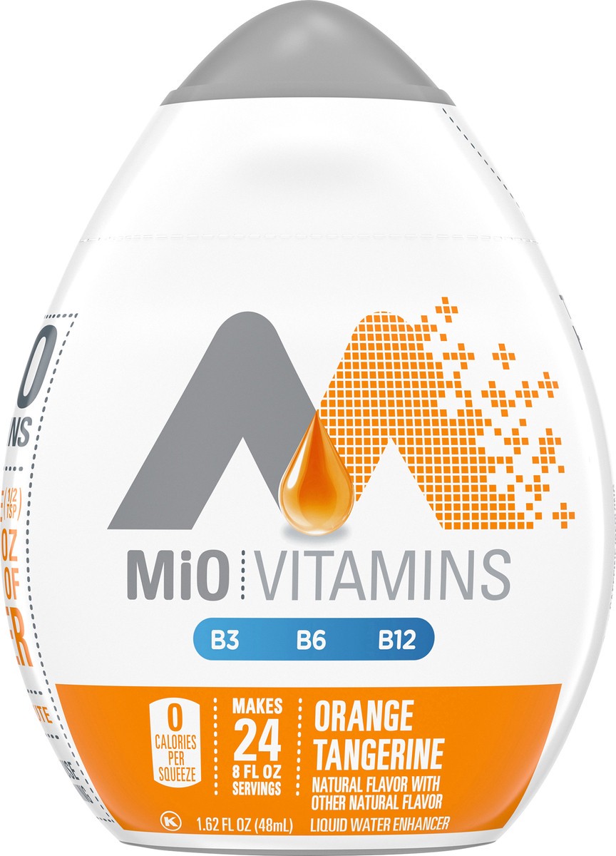 slide 9 of 13, mio Orange Tangerine Flavored with other natural flavor Liquid Water Enhancer, 1.62 fl oz Bottle, 1.62 fl oz