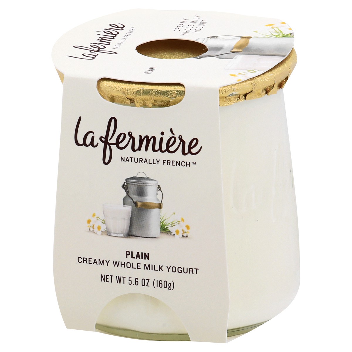 slide 2 of 9, La Fermière Plain Whole Milk Yogurt, 5.6 oz