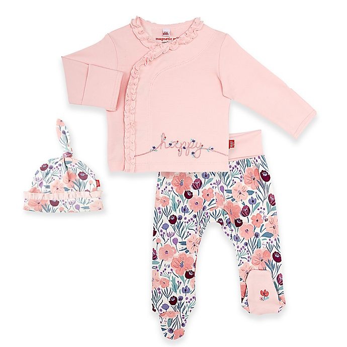 slide 1 of 1, Magnetic Me by Magnificent Baby Magnetic Pant Set Newborn Mayfair, 1 ct