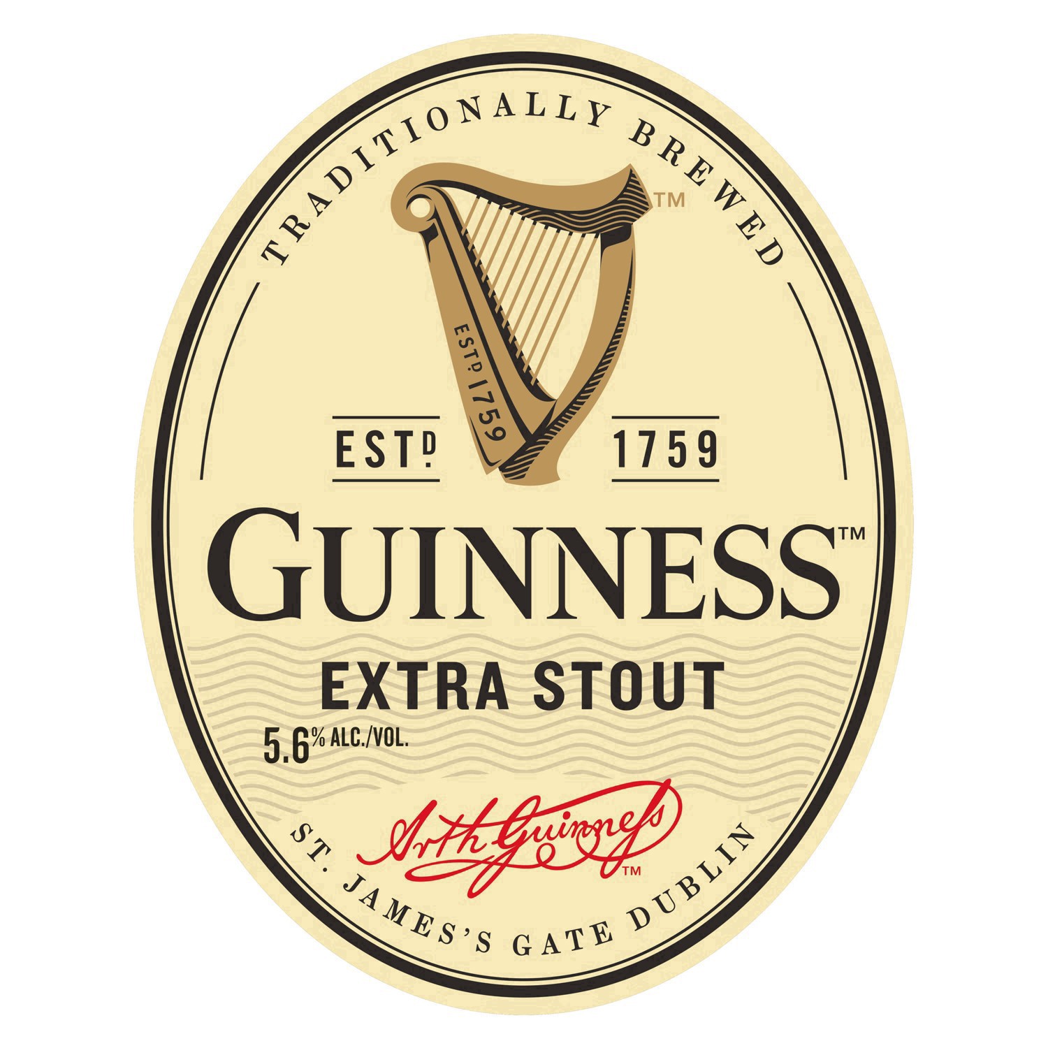 slide 50 of 89, Guinness Extra Stout Beer 6 ea, 11.2 fl oz
