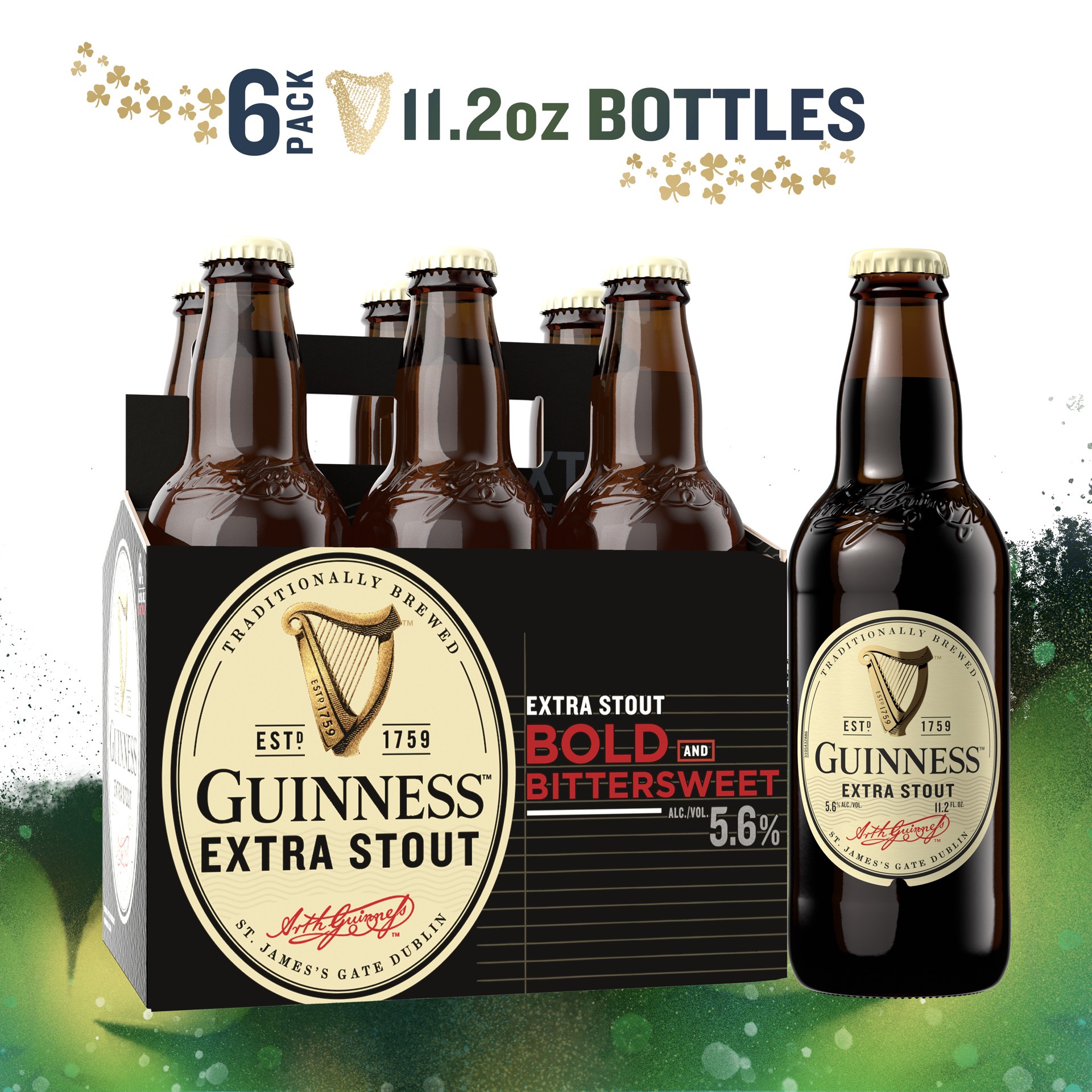 How many ounces in 2025 a bottle of guinness